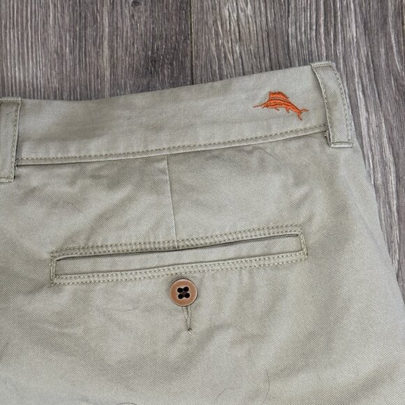 Tommy Bahama Flat Front Chino Pants Men’s Beige Straight Leg Casual Size 36 X 32 - Picture 16 of 16